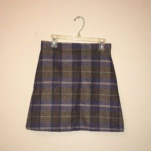 Boutique Plaid Skirt